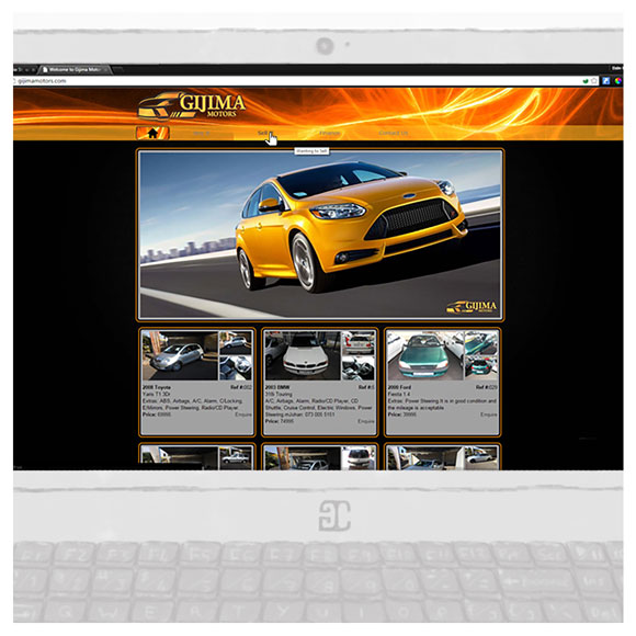 Car sales website